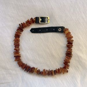 Baltic Amber dog collar